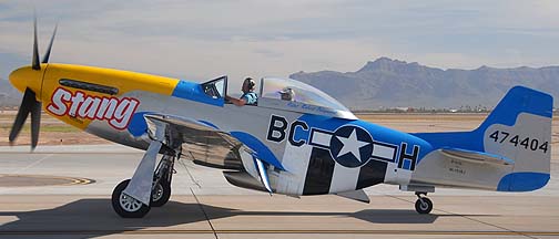 Commemorative Air Force North American P-51D Mustang NL151RJ Stang, Phoenix-Mesa Gateway Airport Aviation Day, March 12, 2011